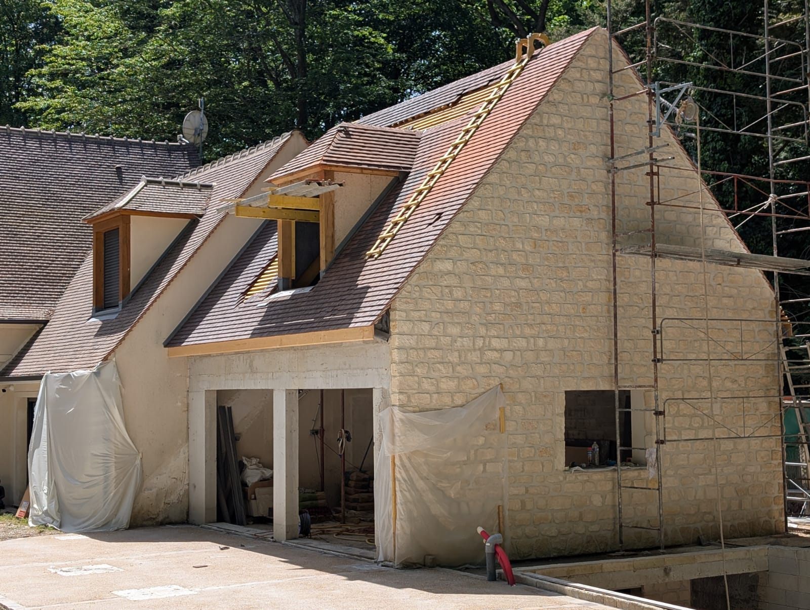 Extension d'une maison à Goussainville